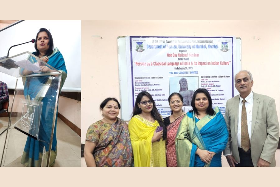 Dr. Pragya Sharma Shares Insights on Upanishads and Persian Literature at Mumbai University