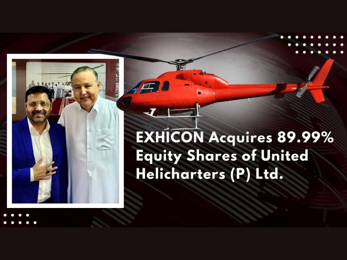 Exhicon Acquires 89.99 Percent of United Helicharters