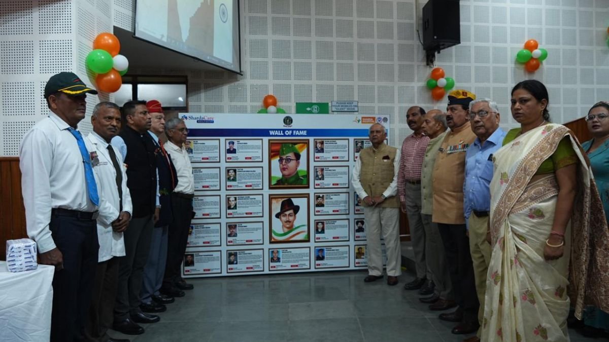 Veer Raksha Foundation, Sharda Care – Healthcity and Sharda Hospital Honoured War Heroes and Martyrs’ Families to Celebrate India’s 78th Independence Day