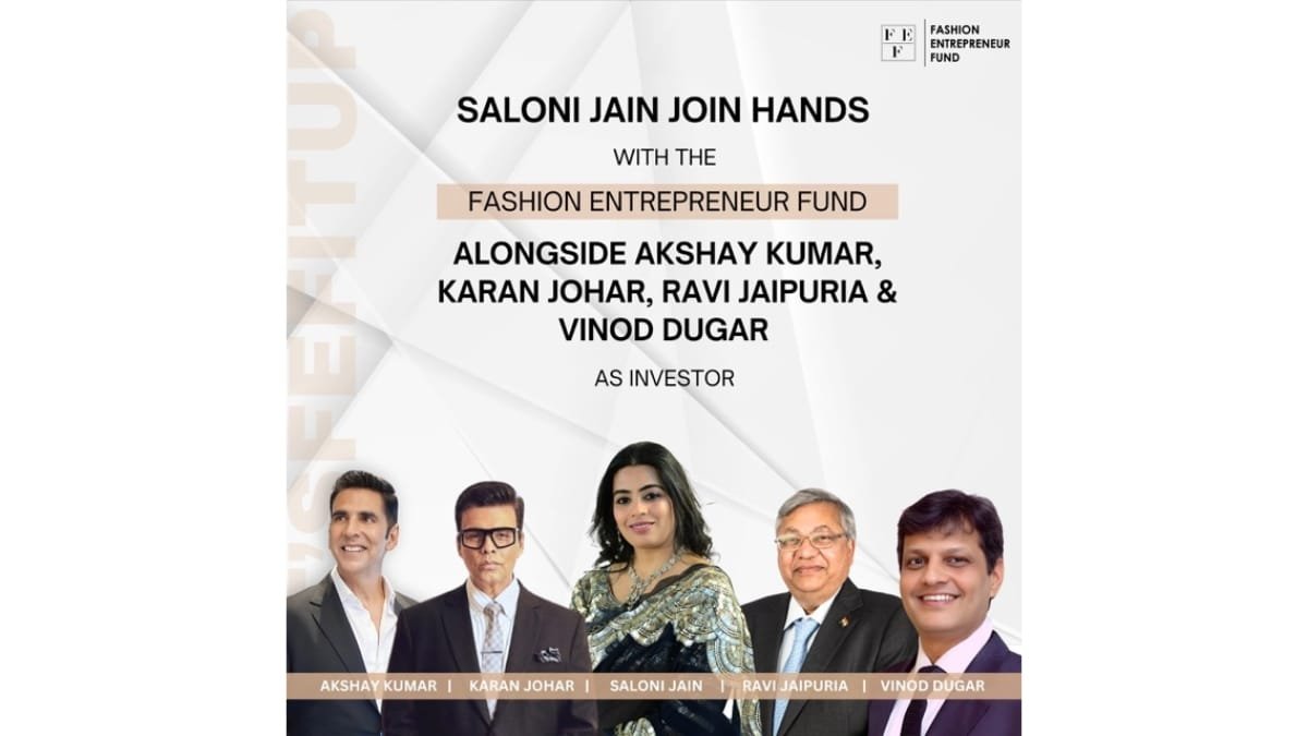 Ms. Saloni Jain Joins FEF to Support The Future Of Fashion Startup Ecosystem