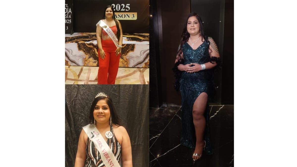 Mumbai’s Sapna Singh Wins the Subtitle of Mrs. Vibrant India Asia 2025 at Mrs. India Asia 2025 under Vibrant Category