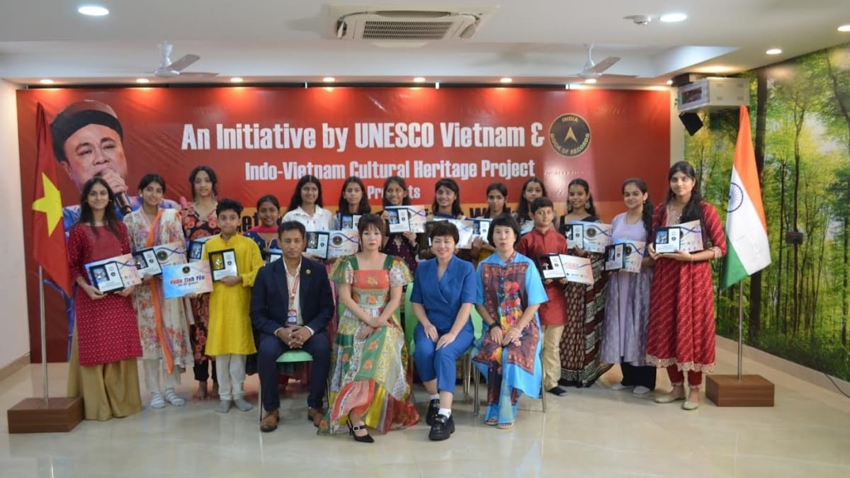 UNESCO–Vietnam Collaborates with India Book of Records to Promote Indo–Vietnam Cultural Heritage