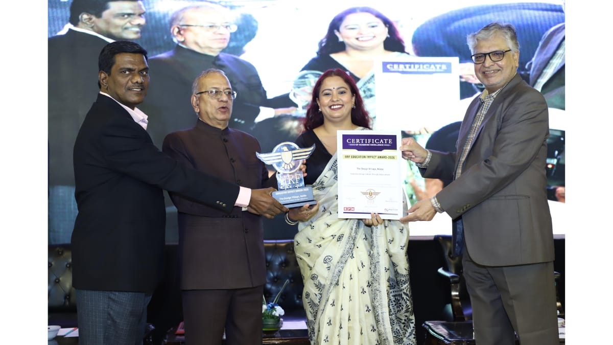 IIRF recognizes The Design Village with Education Impact Award 2026 for transforming Indian Design Education