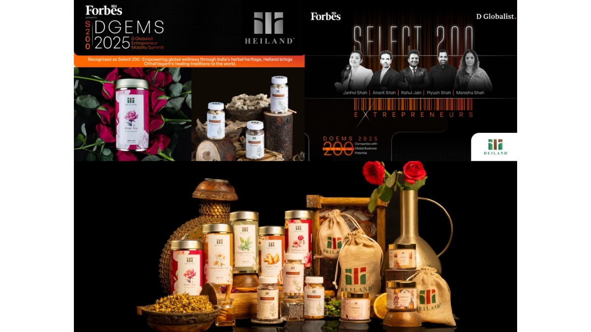 Heiland: India’s Emerging Herbal Wellness Powerhouse Joins Forbes DGEMS 2025 Select 200