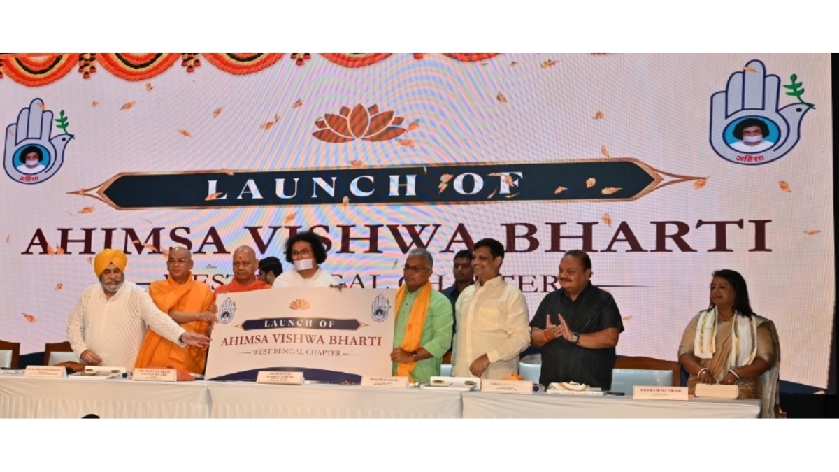 Minister Dilip Ghosh, Jain Acharya Lokesh, and Swami Govinddev Giri Address National Seminar on Peace, Harmony, and Development