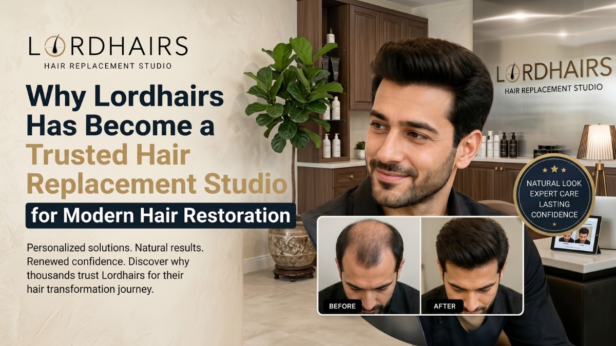 Why Lordhairs Has Become a Trusted Hair Replacement Studio for Modern Hair Restoration