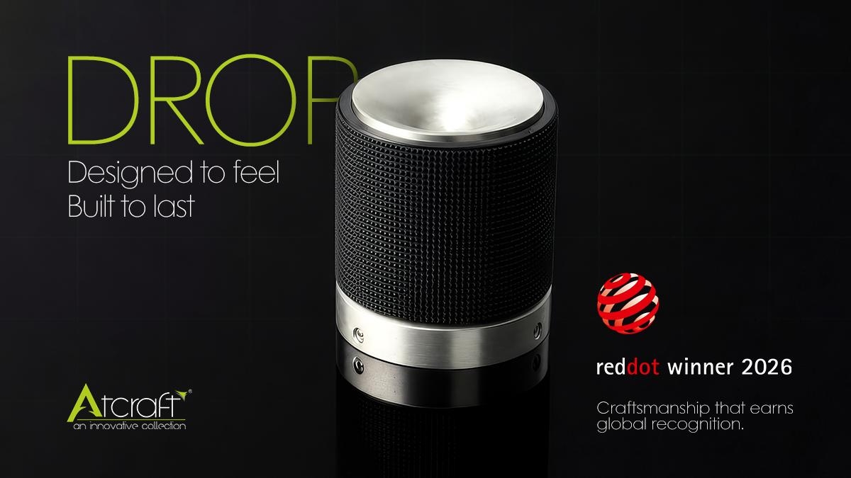 A New Chapter in Global Design: Atcraft’s DROP Wins the Red Dot Design Award 2026