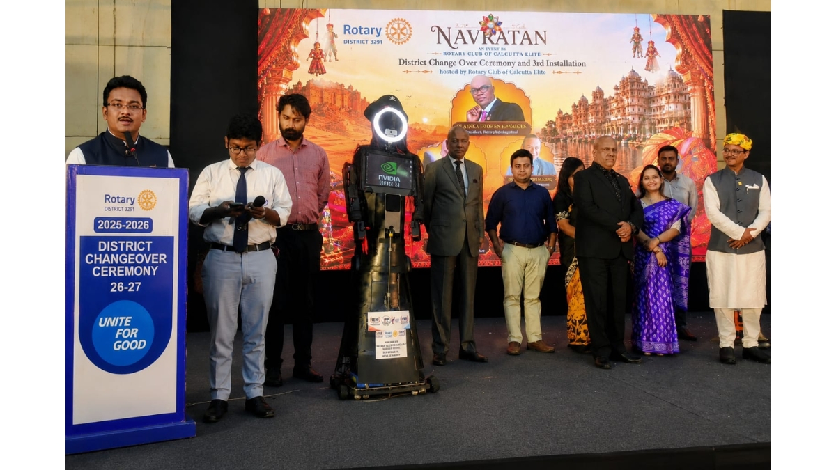 Humanoid Robots and Drone Steal the Spotlight at Rotary District 3291 Changeover Ceremony: IEM-UEM Innovation Creates History