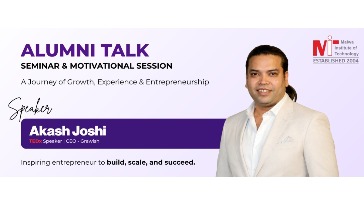 MIT Alumni Inspire Series: Entrepreneur Akash Joshi Returns to His Alma Mater to Guide Future Engineers