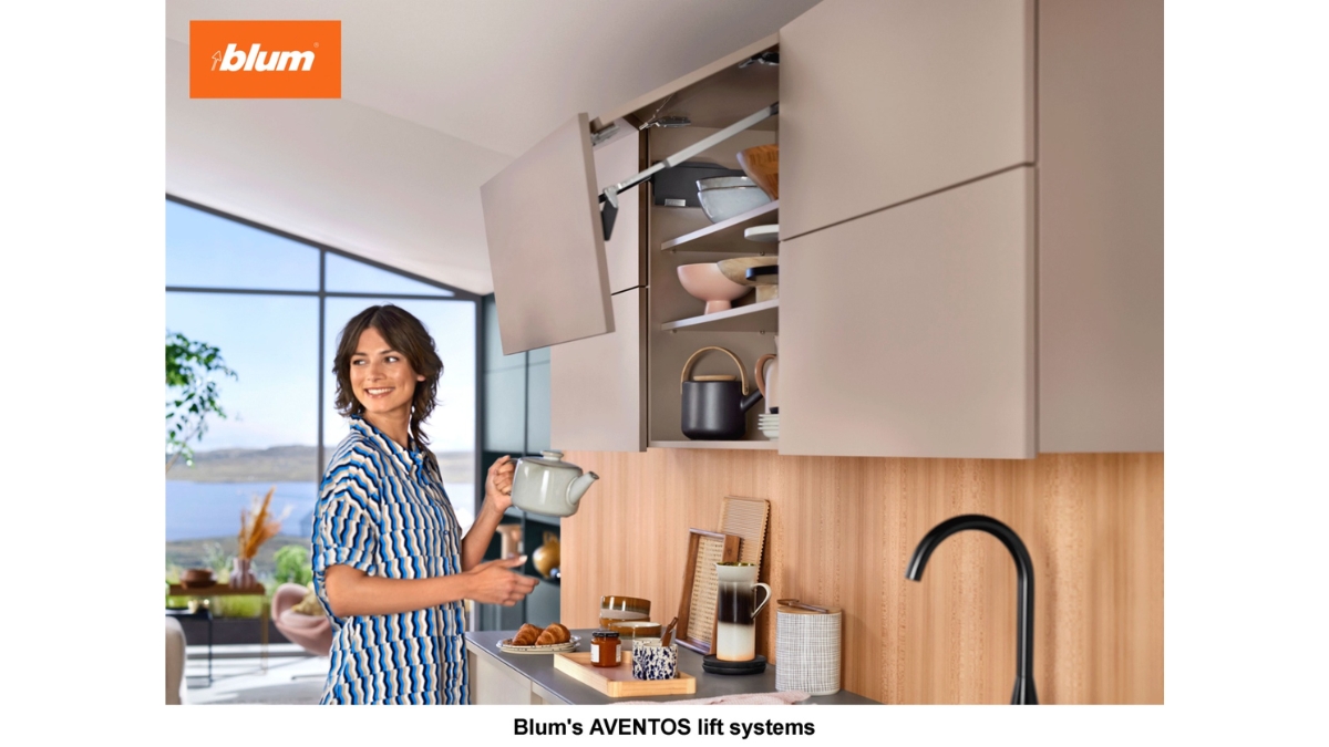 How Blum AVENTOS Lift Systems Offer Greater Freedom Than Hinged Wall Cabinets