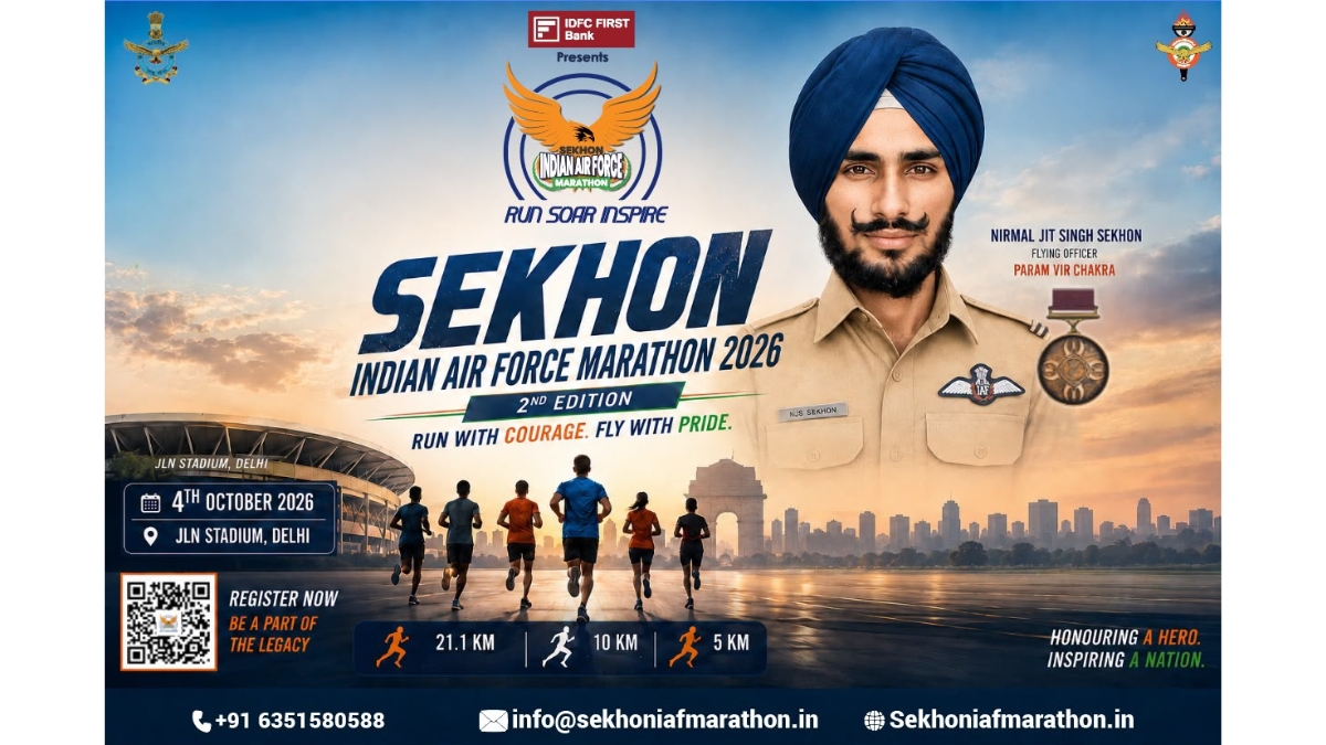 The Sekhon Indian Air Force Marathon 2026: Indian Air Force Announces the 2nd Edition of the Sekhon Indian Air Force Marathon 2026