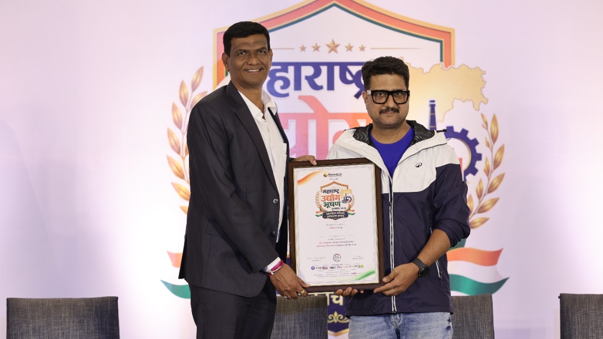 Adisol Energy Honoured as the Best Commercial & Industrial Solar Solutions Provider Company of the Year at Maharashtra Udyog Bhushan Puraskar 2026