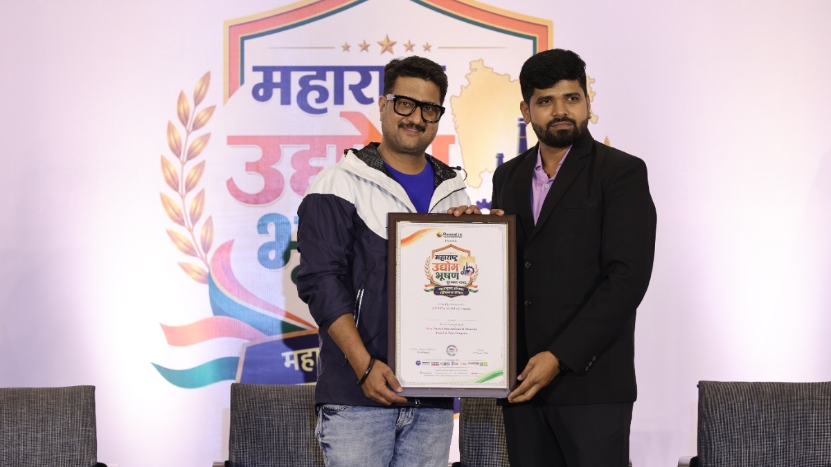Mr. Santosh V. Shinde & Mrs. Poonam Shinde Honoured as ‘Most Trusted International & Domestic Travel & Tour Company’ at Maharashtra Udyog Bhushan Puraskar 2026