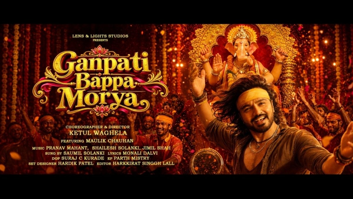 Gujarati Dance Number ‘Ganpati Bappa Morya’ Released for Gujaratis Worldwide; Features Maulik Chauhan in a Stellar Performance