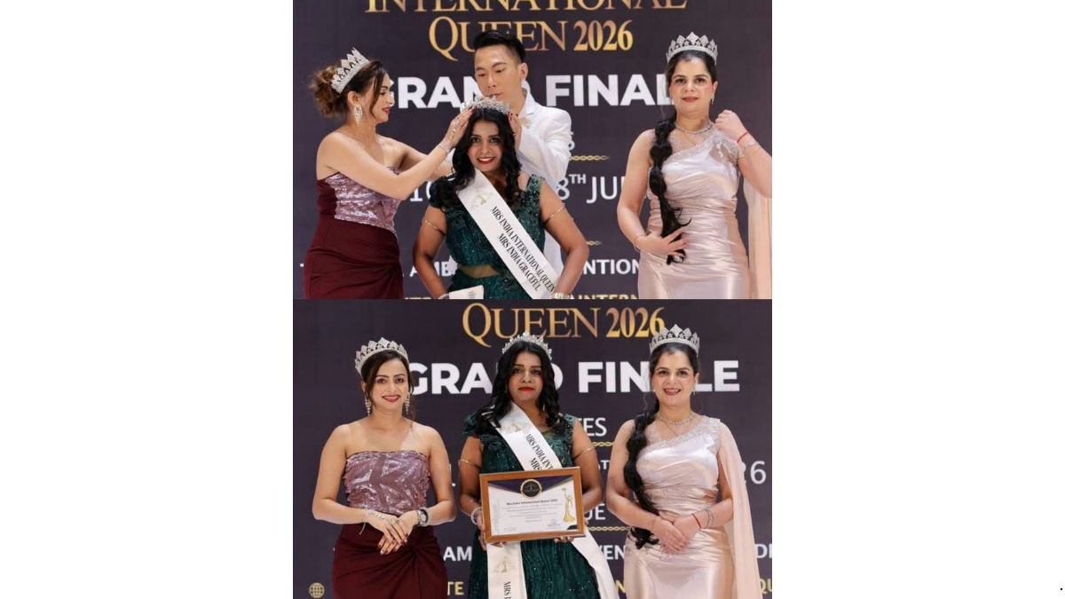 Nimmy S Kumar Crowned Mrs Graceful India International Queen 2026, Inspiring Women to Discover Their True Potential