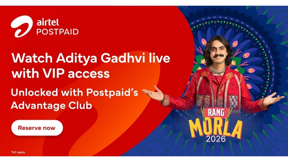 Airtel Postpaid Customers Can Enjoy a Special Garba Experience with Aditya Gadhvi in Ahmedabad