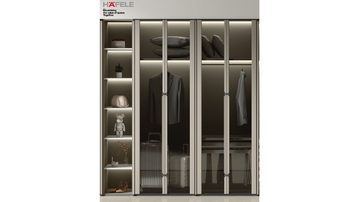 Hafele Classic and Design Series Door Profiles Offer New Possibilities in Interior Design